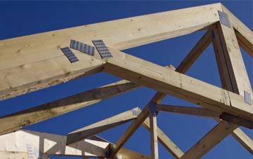 Wooden roof trusses for new builds and additions